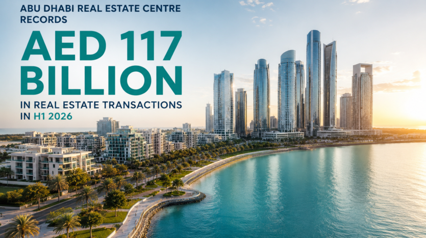 Abu Dhabi Real Estate Hits AED 117 Billion in H1 2026: