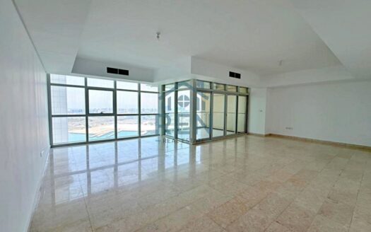 Large 3BR + Maid | Stunning Sea View | Vacant for Rent